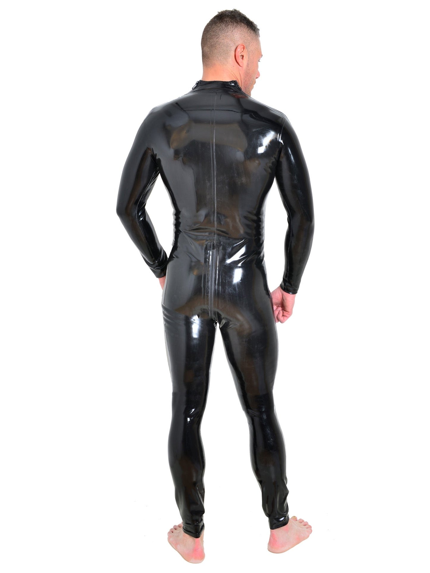 Latex/Rubber Shoulder Entry Catsuit