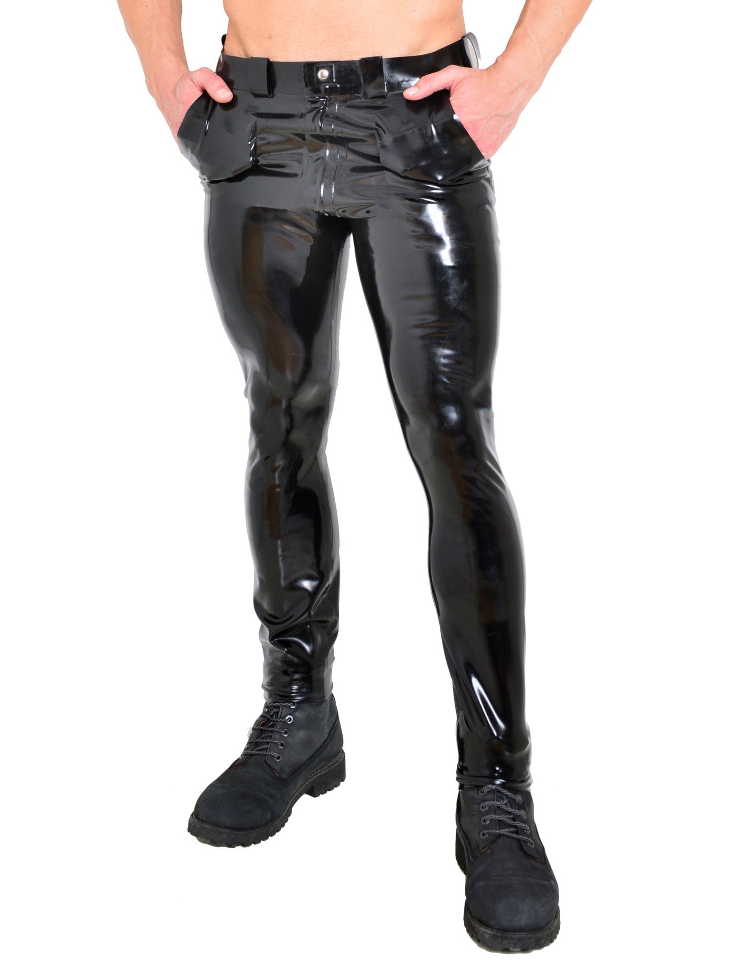 Latex/Rubber Skinny Jeans