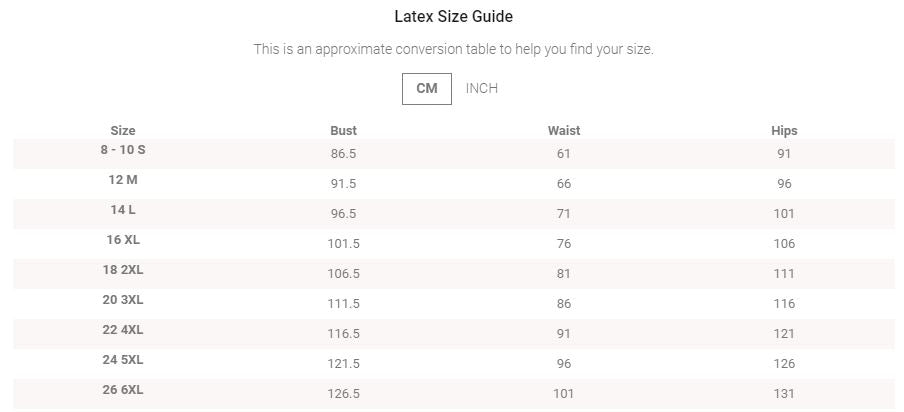 Underbust Latex/Rubber Basque