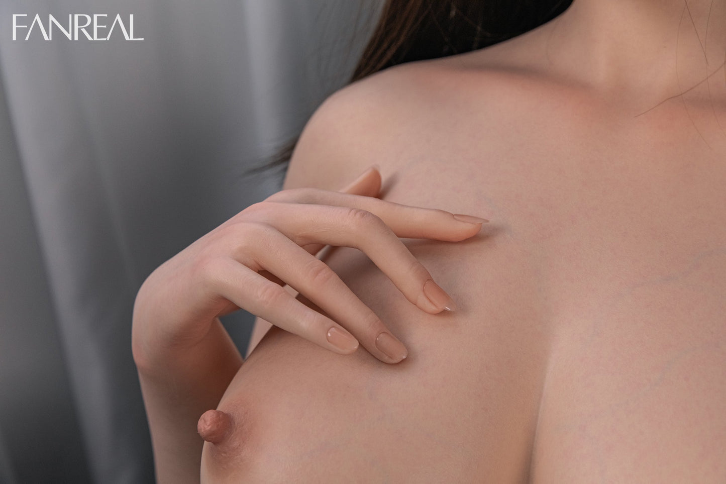 95cm/3ft1 G-cup Celebrity Big Breast Silicone Torso Sex Doll – Xue