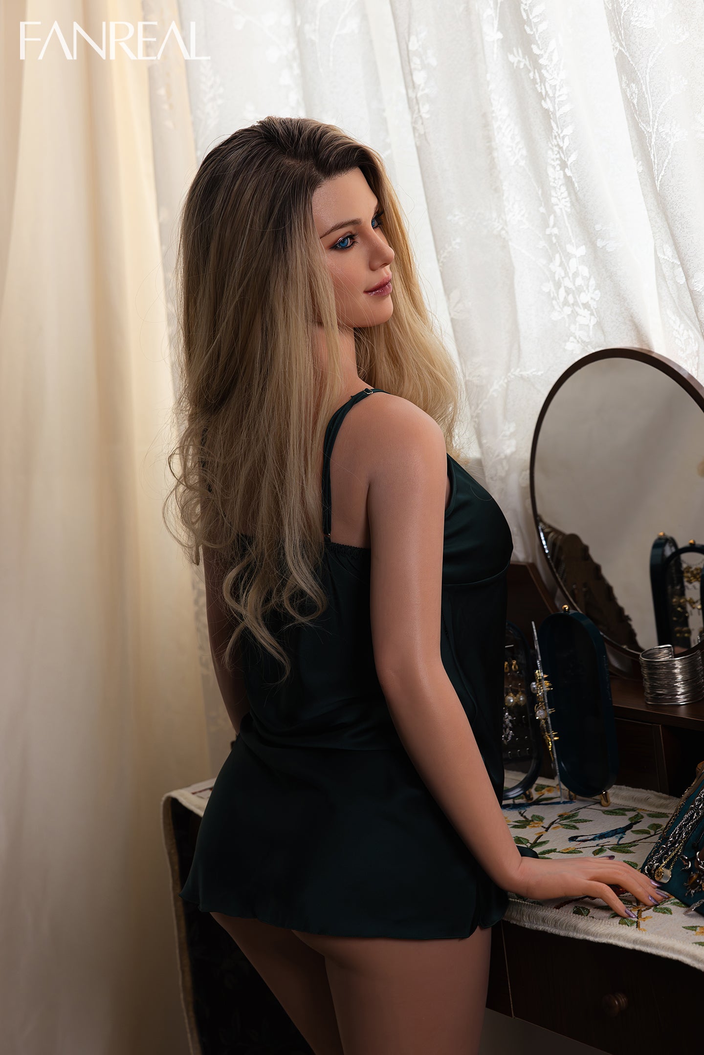 155cm/5ft1 F-cup Fanreal Big Boobs Silicone Real Sex Doll - Maria Tan