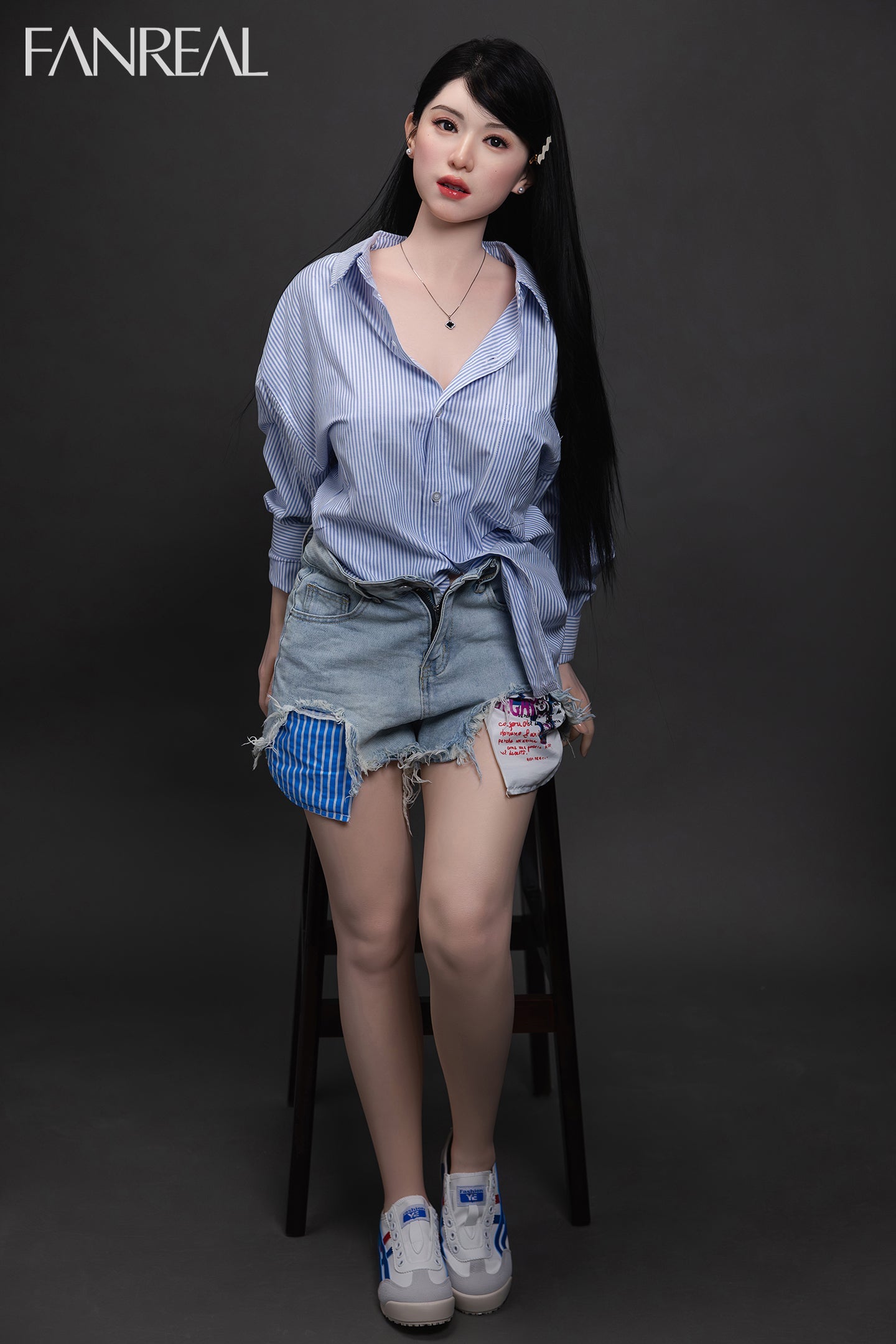 155cm/5ft1 F-cup Real Skin Silicone Sex Doll - Kimmy ROS Fair02