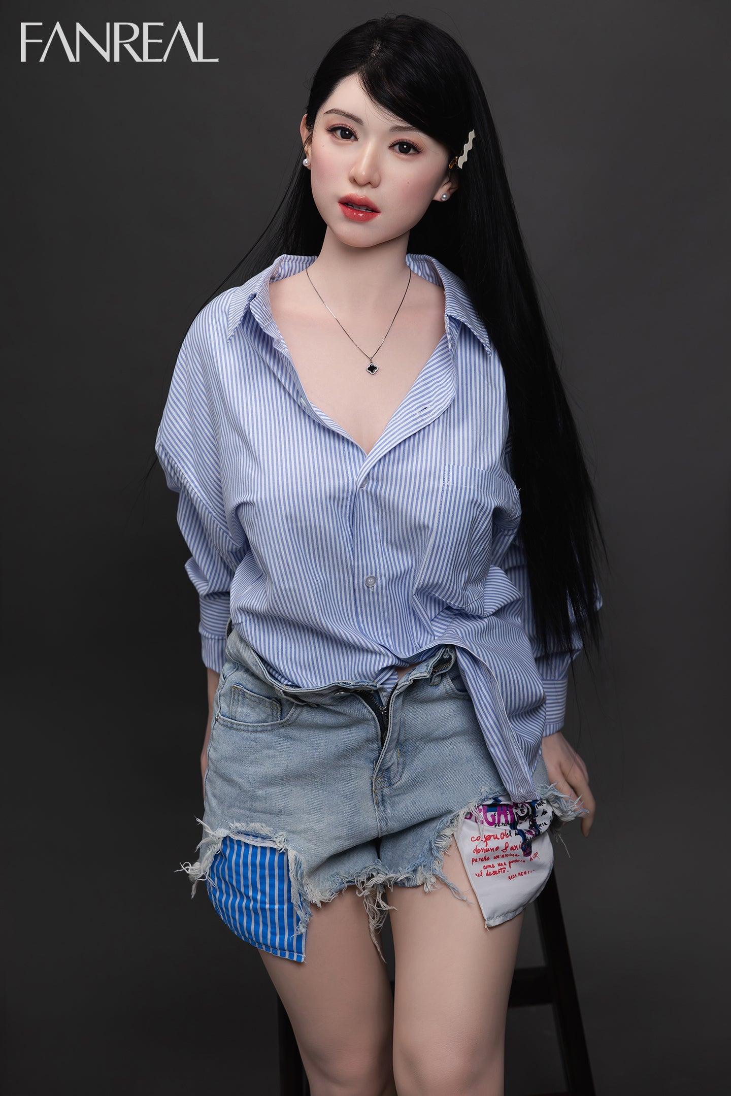 155cm/5ft1 F-cup Real Skin Silicone Sex Doll - Kimmy ROS Fair02