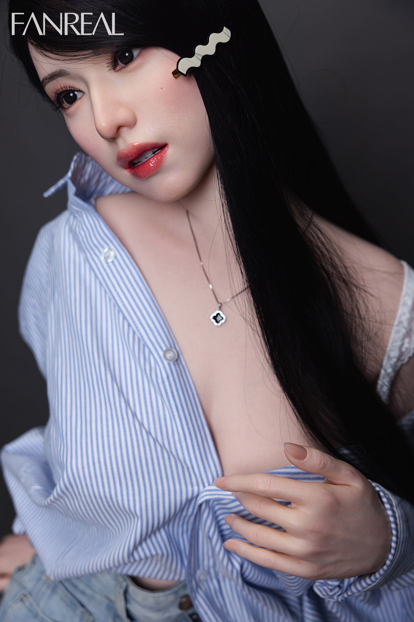 155cm/5ft1 F-cup Real Skin Silicone Sex Doll - Kimmy ROS Fair02