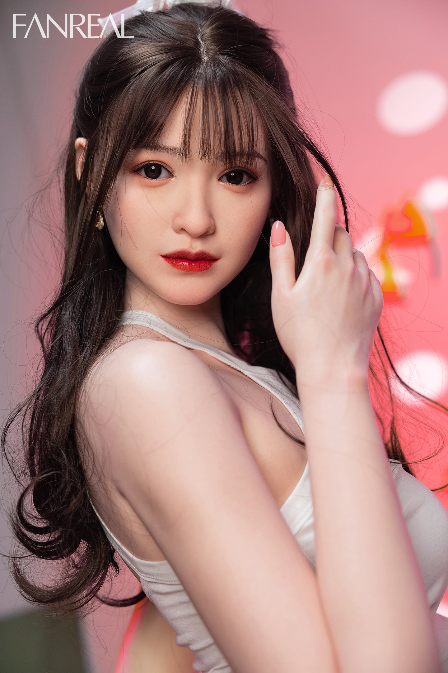 163cm/5ft4 C-cup Asian Tall Celebrity Silicone Lady Sex Doll – Josie Fair