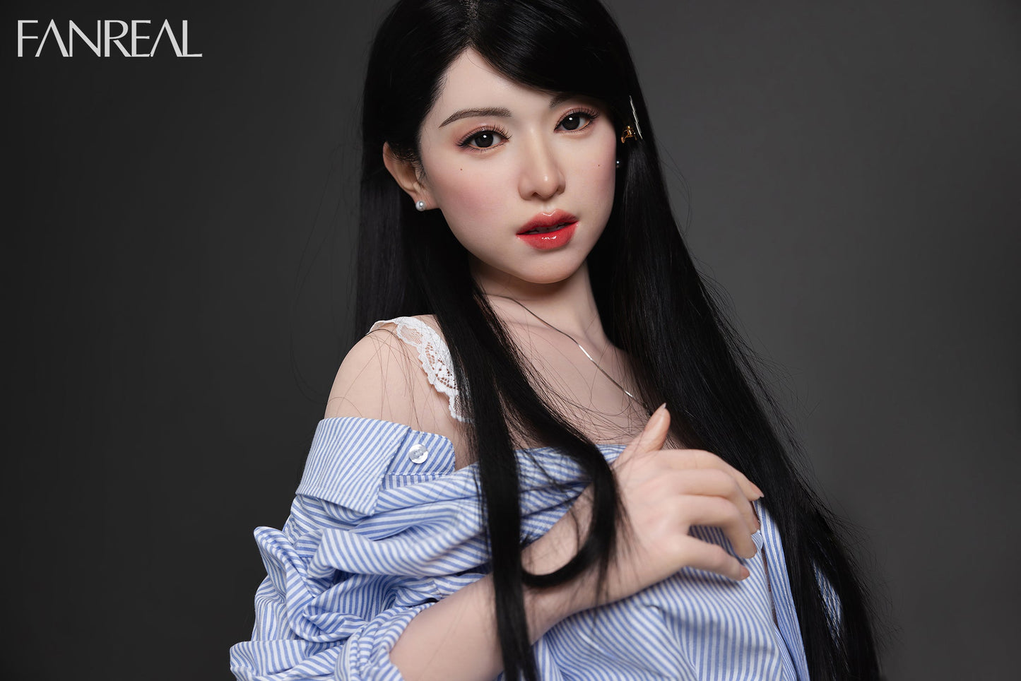 155cm/5ft1 F-cup Real Skin Silicone Sex Doll - Kimmy ROS Fair02
