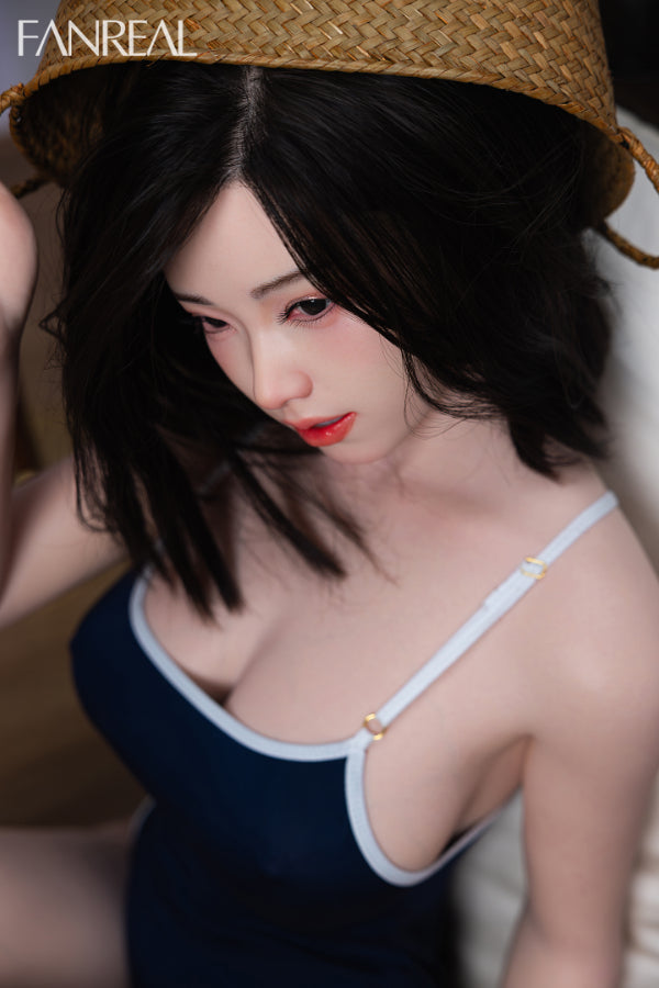 155cm/5ft1 F-cup Real Skin Silicone Sex Doll - Molly ROS Fair