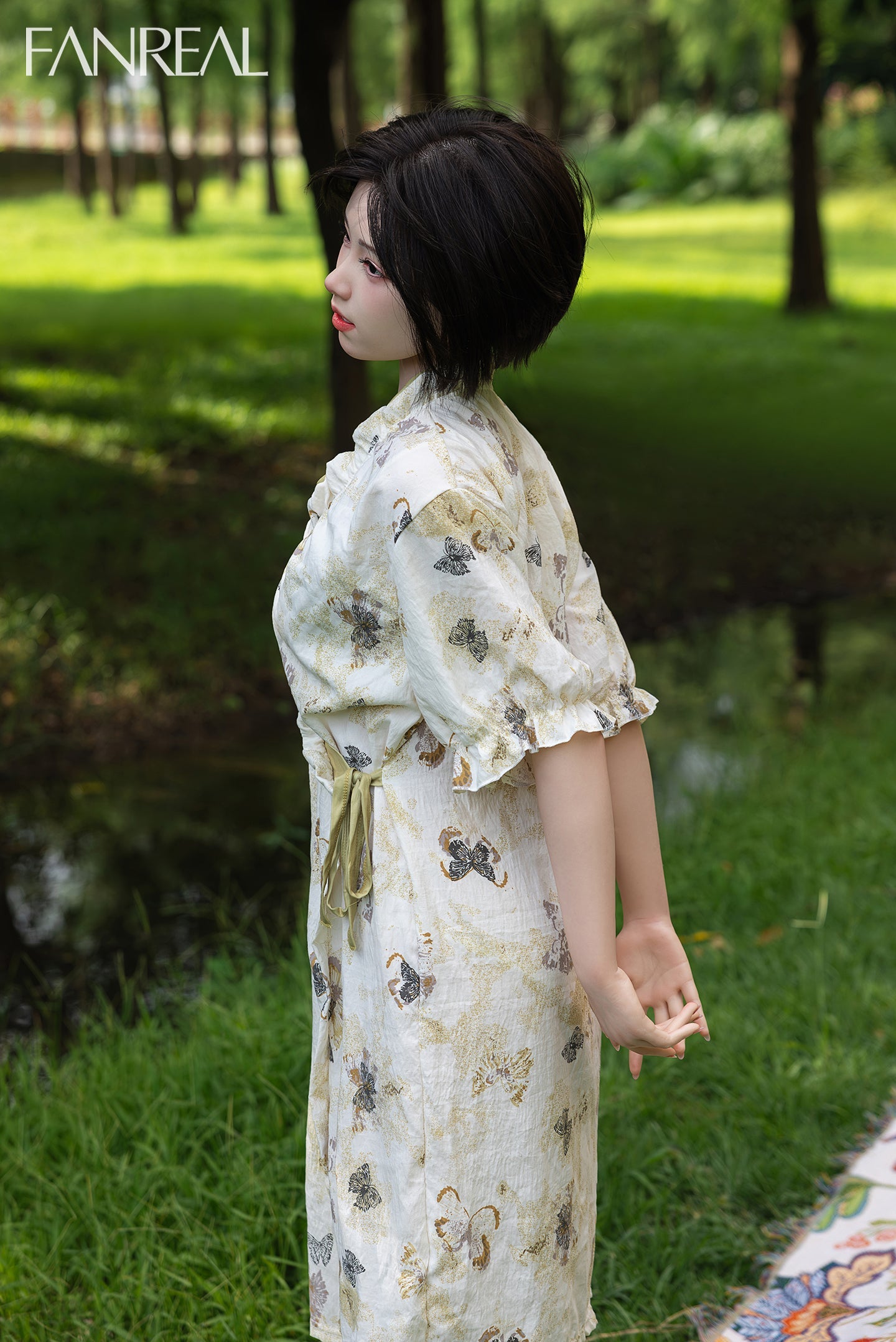 153cm/5ft B-cup Short Hair Japanese Silicone Sex Doll - Molly ROS Fair