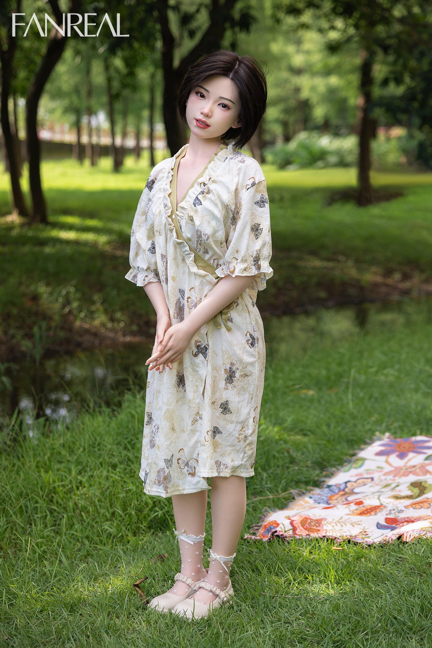 153cm/5ft B-cup Short Hair Japanese Silicone Sex Doll - Molly ROS Fair