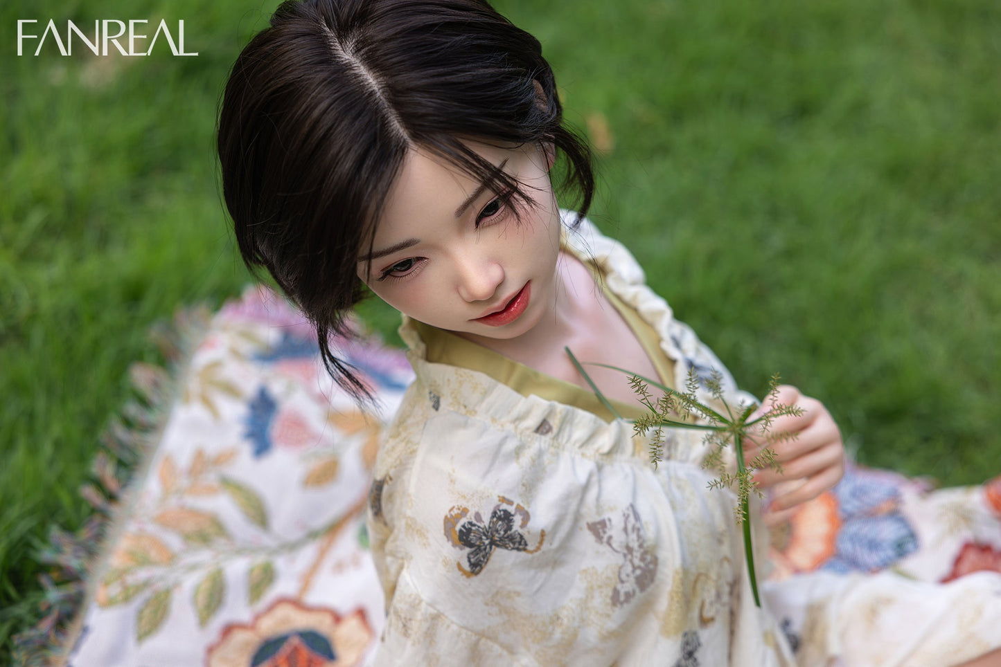 153cm/5ft B-cup Short Hair Japanese Silicone Sex Doll - Molly ROS Fair