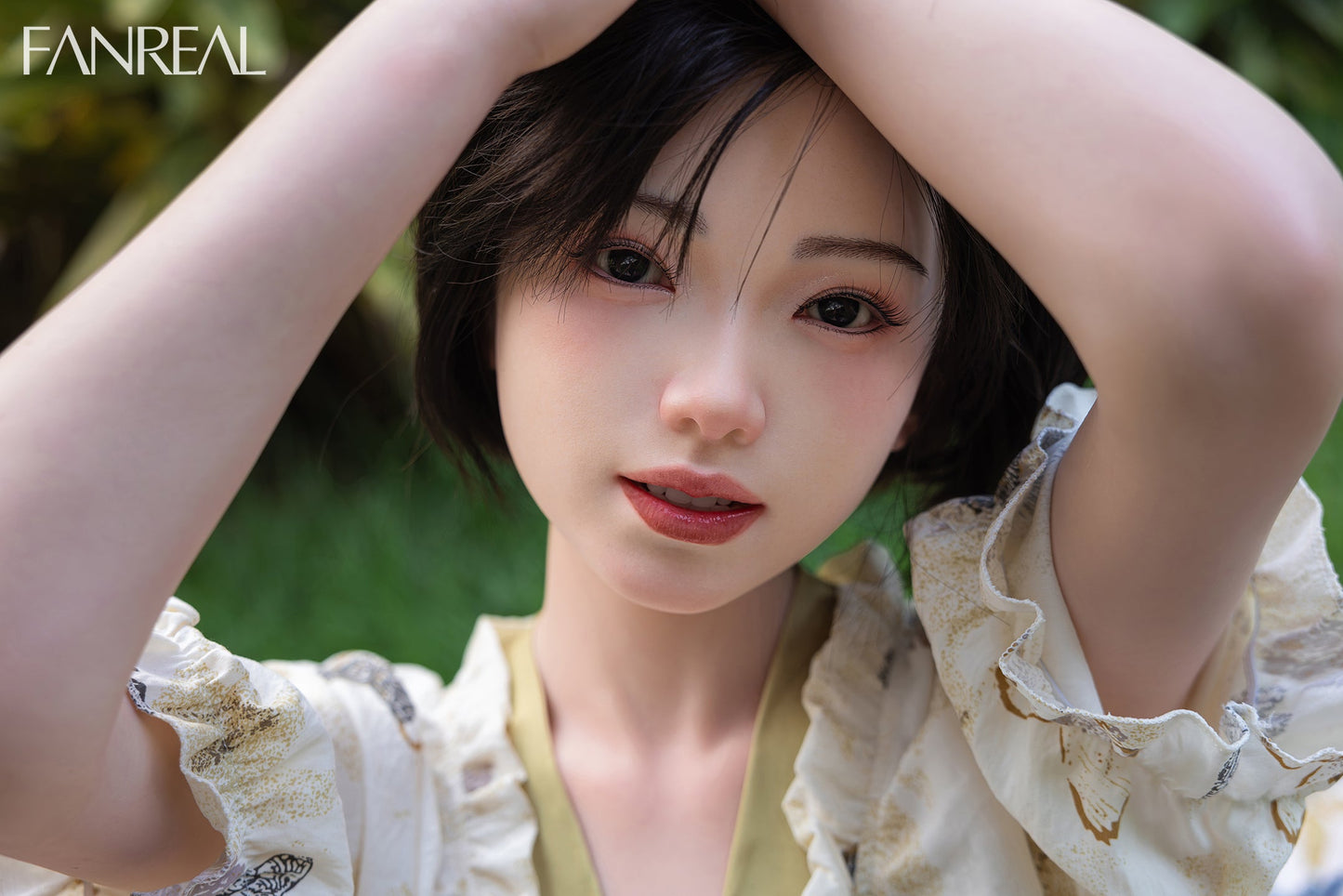 153cm/5ft B-cup Short Hair Japanese Silicone Sex Doll - Molly ROS Fair