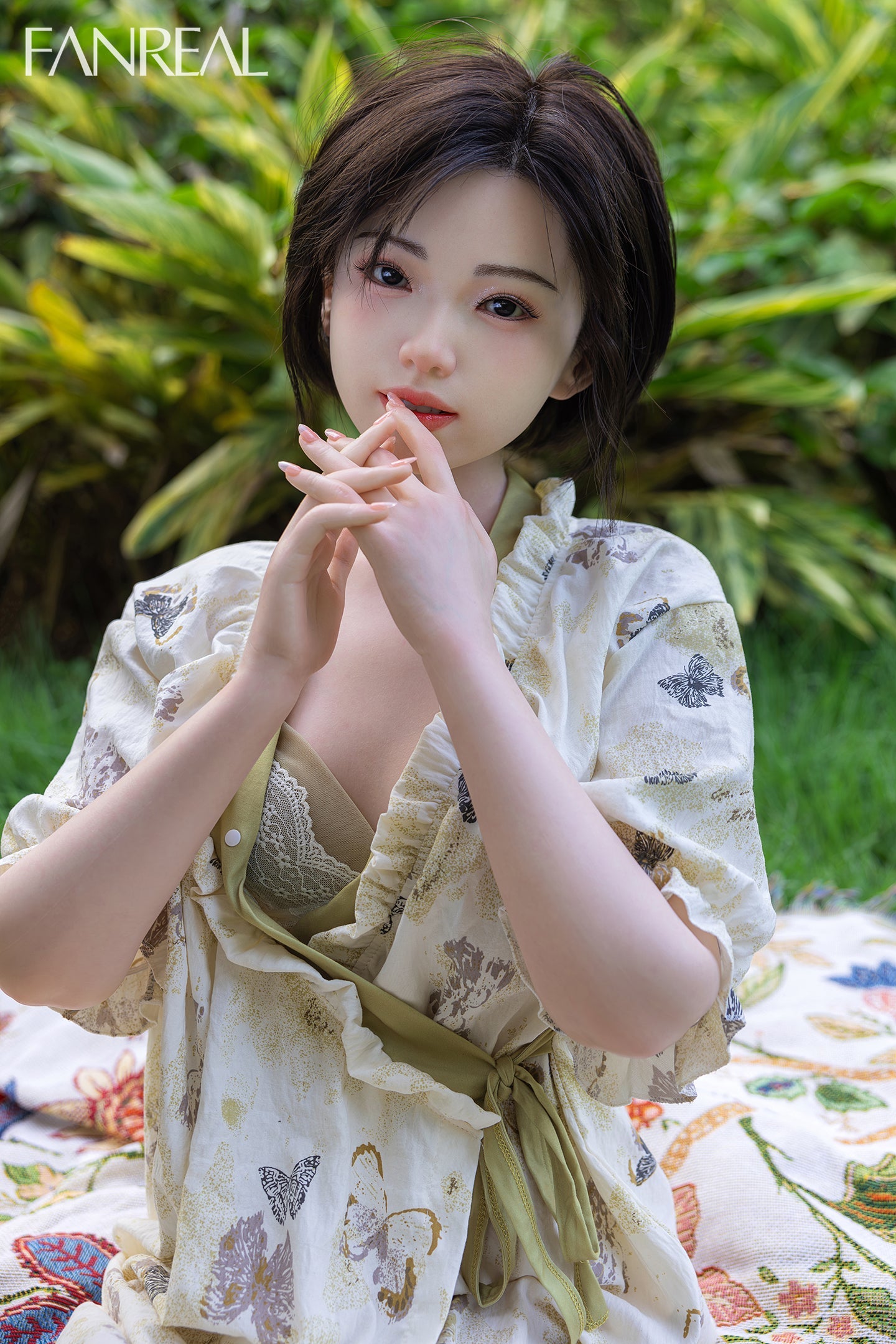 153cm/5ft B-cup Short Hair Japanese Silicone Sex Doll - Molly ROS Fair