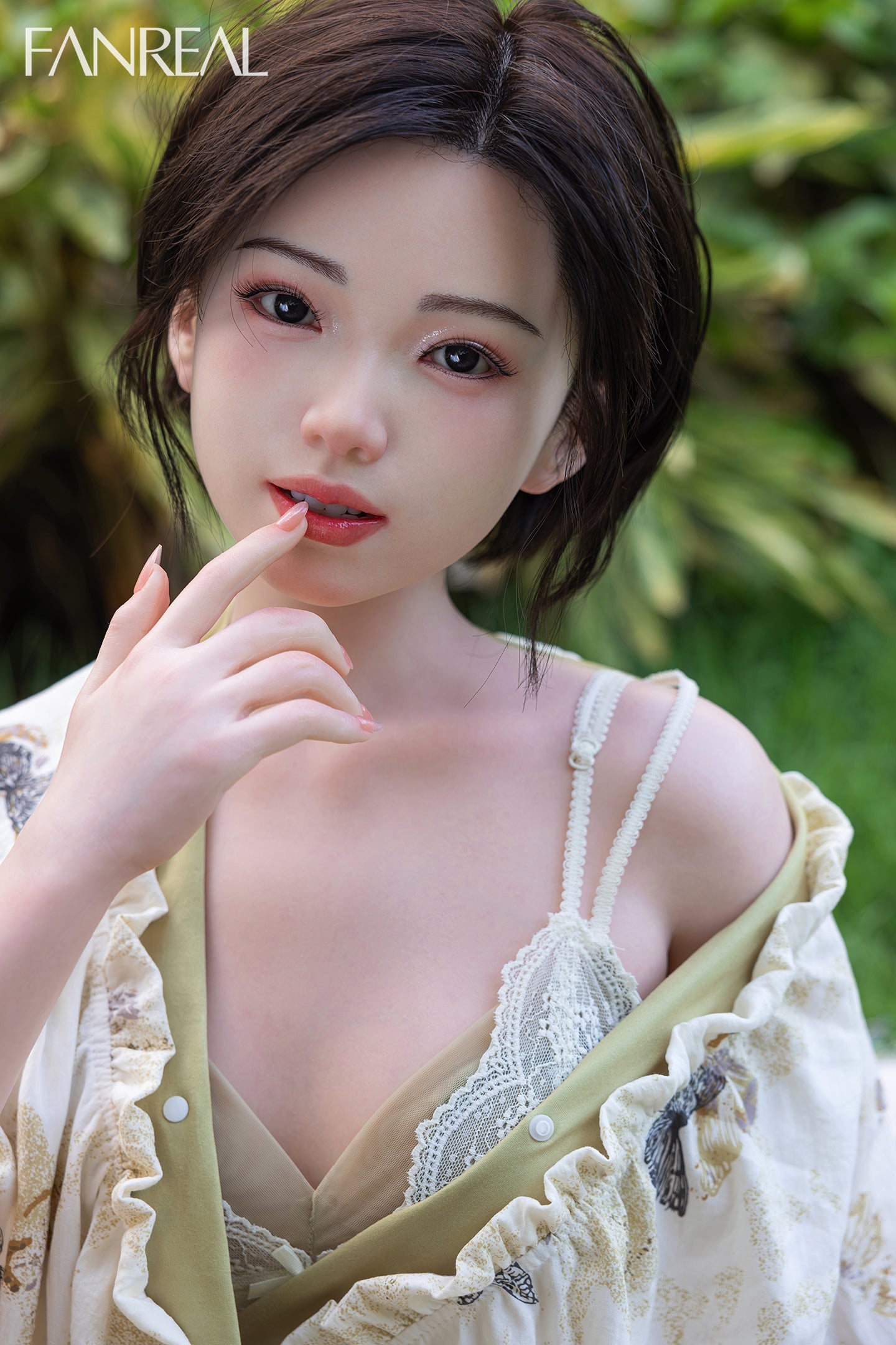 153cm/5ft B-cup Short Hair Japanese Silicone Sex Doll - Molly ROS Fair