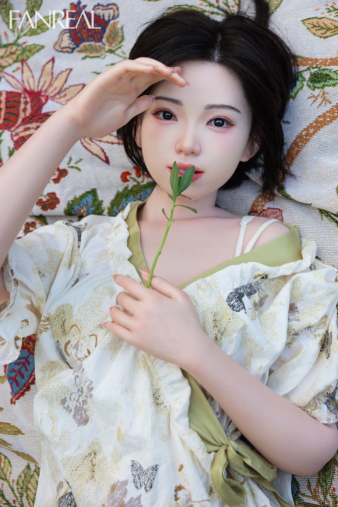 153cm/5ft B-cup Short Hair Japanese Silicone Sex Doll - Molly ROS Fair