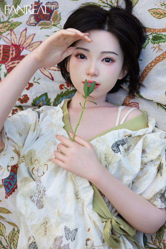 153cm/5ft B-cup Short Hair Japanese Silicone Sex Doll - Molly ROS Fair