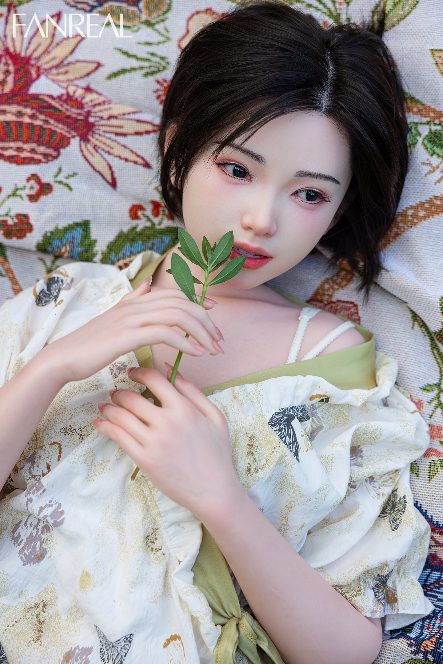 153cm/5ft B-cup Short Hair Japanese Silicone Sex Doll - Molly ROS Fair