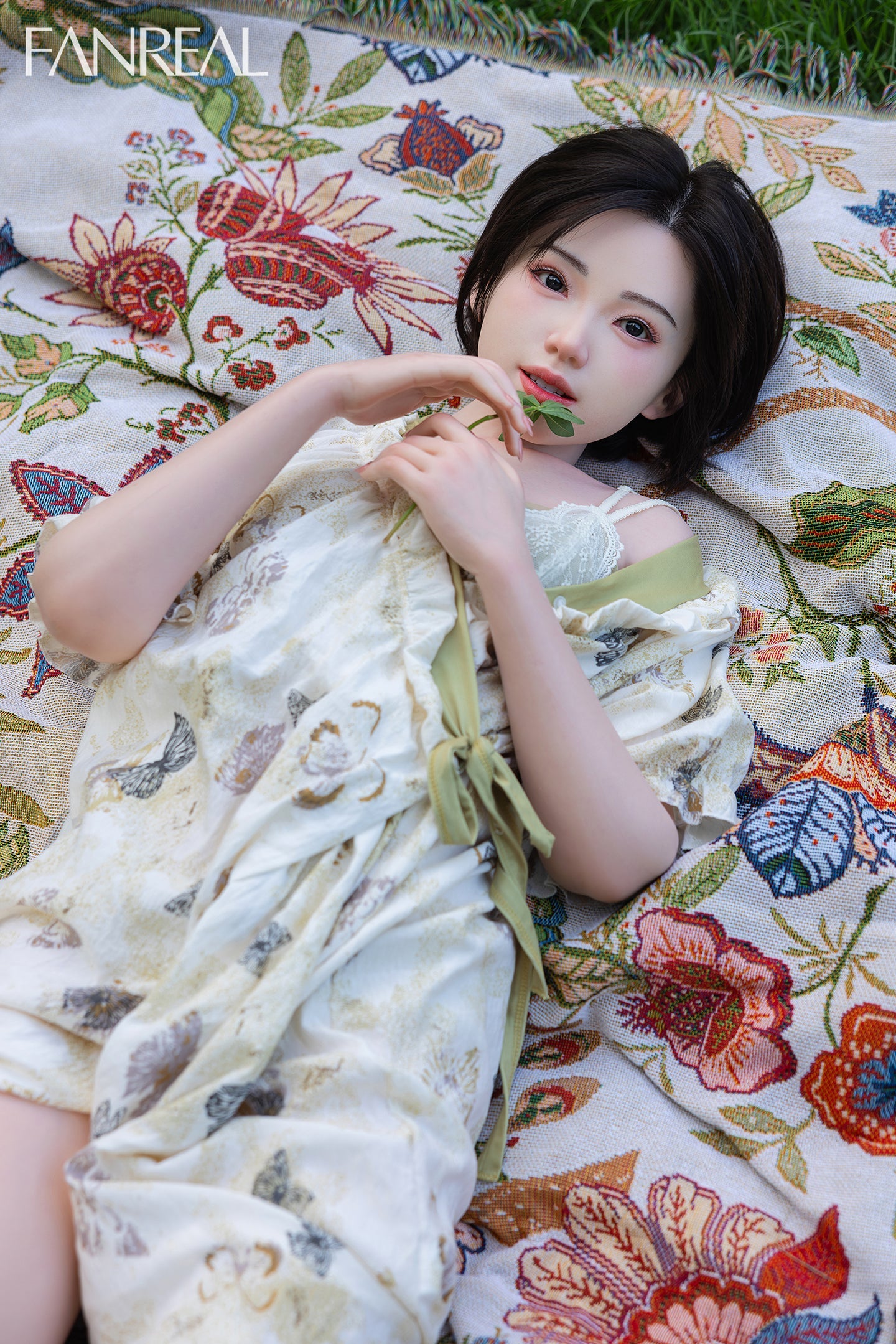 153cm/5ft B-cup Short Hair Japanese Silicone Sex Doll - Molly ROS Fair