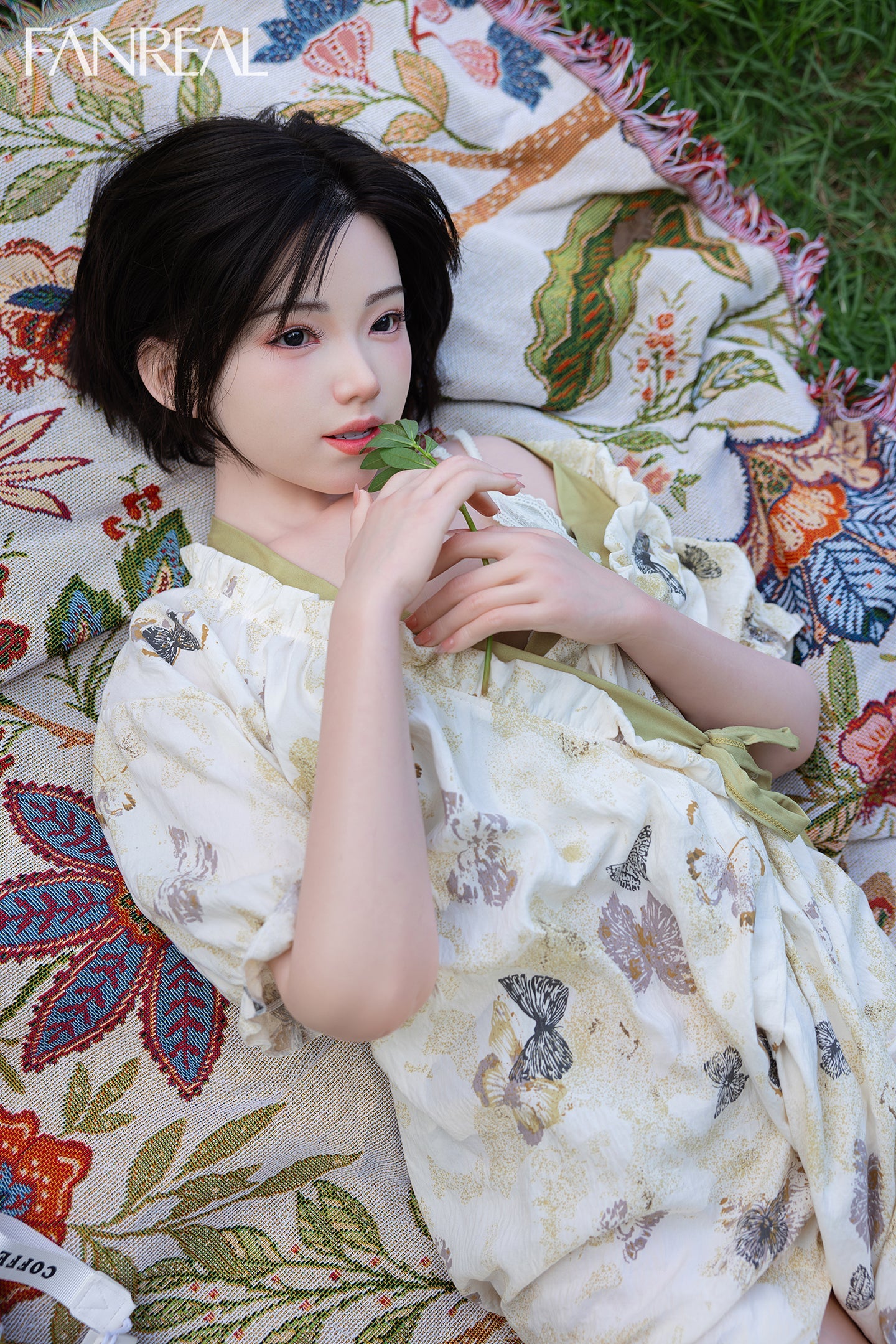 153cm/5ft B-cup Short Hair Japanese Silicone Sex Doll - Molly ROS Fair