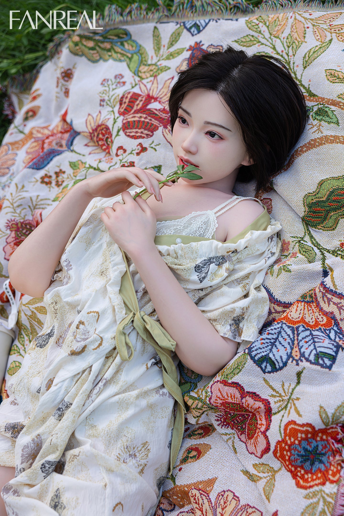 153cm/5ft B-cup Short Hair Japanese Silicone Sex Doll - Molly ROS Fair