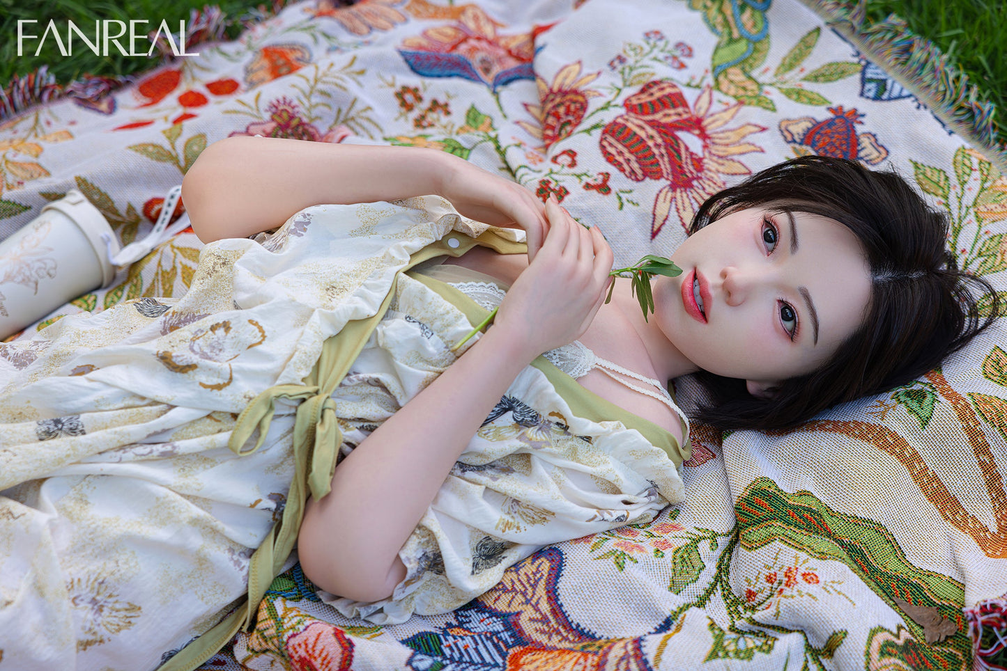 153cm/5ft B-cup Short Hair Japanese Silicone Sex Doll - Molly ROS Fair