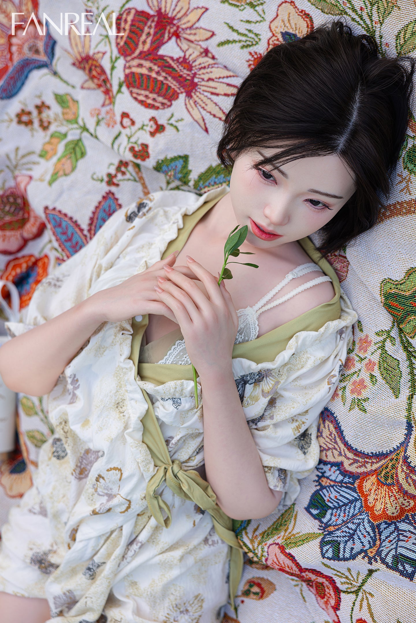 153cm/5ft B-cup Short Hair Japanese Silicone Sex Doll - Molly ROS Fair