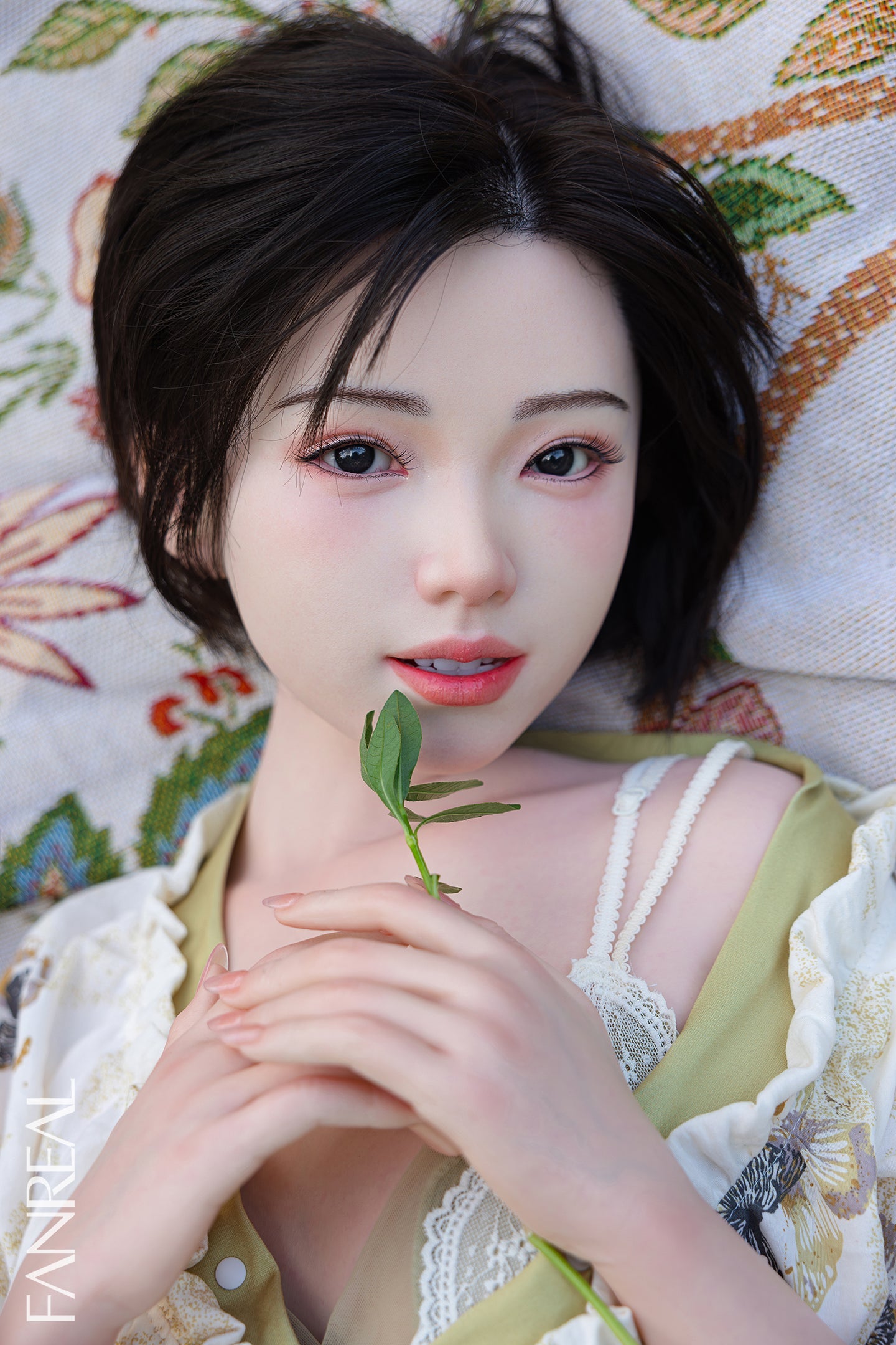 153cm/5ft B-cup Short Hair Japanese Silicone Sex Doll - Molly ROS Fair