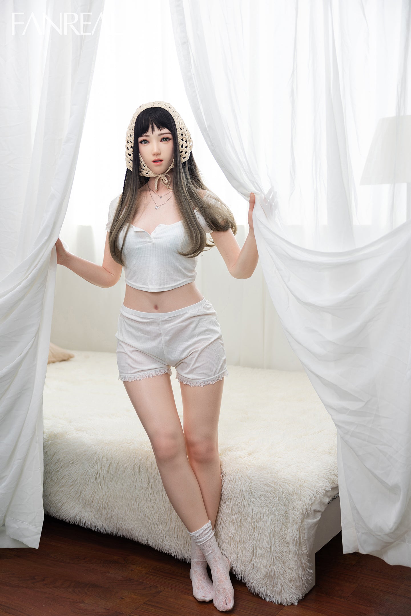 158cm/5ft2 B-cup Silicone Asian Sex Doll - Jia ROS Fair