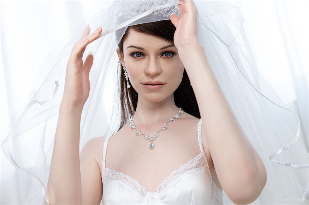 [BLD & Fanreal Co-Production] 175cm/5ft9 AA-cup First Love Girlfriend Silicone Skinny Love Doll - Emily