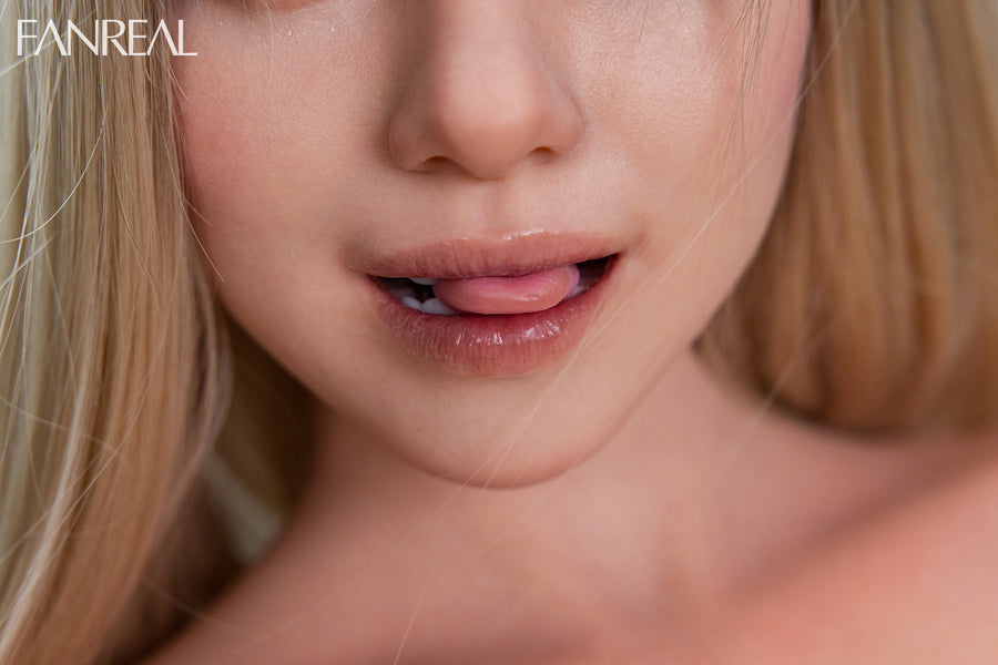 US In Stock - 109cm/3ft7 F-cup Silicone Torso Sex Doll – Maria ROS A Tan