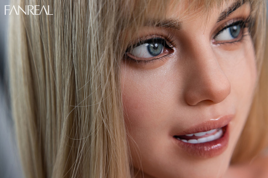 EU In Stock - 109cm/3ft7 F-cup Silicone Torso Sex Doll – Maria ROS A Tan