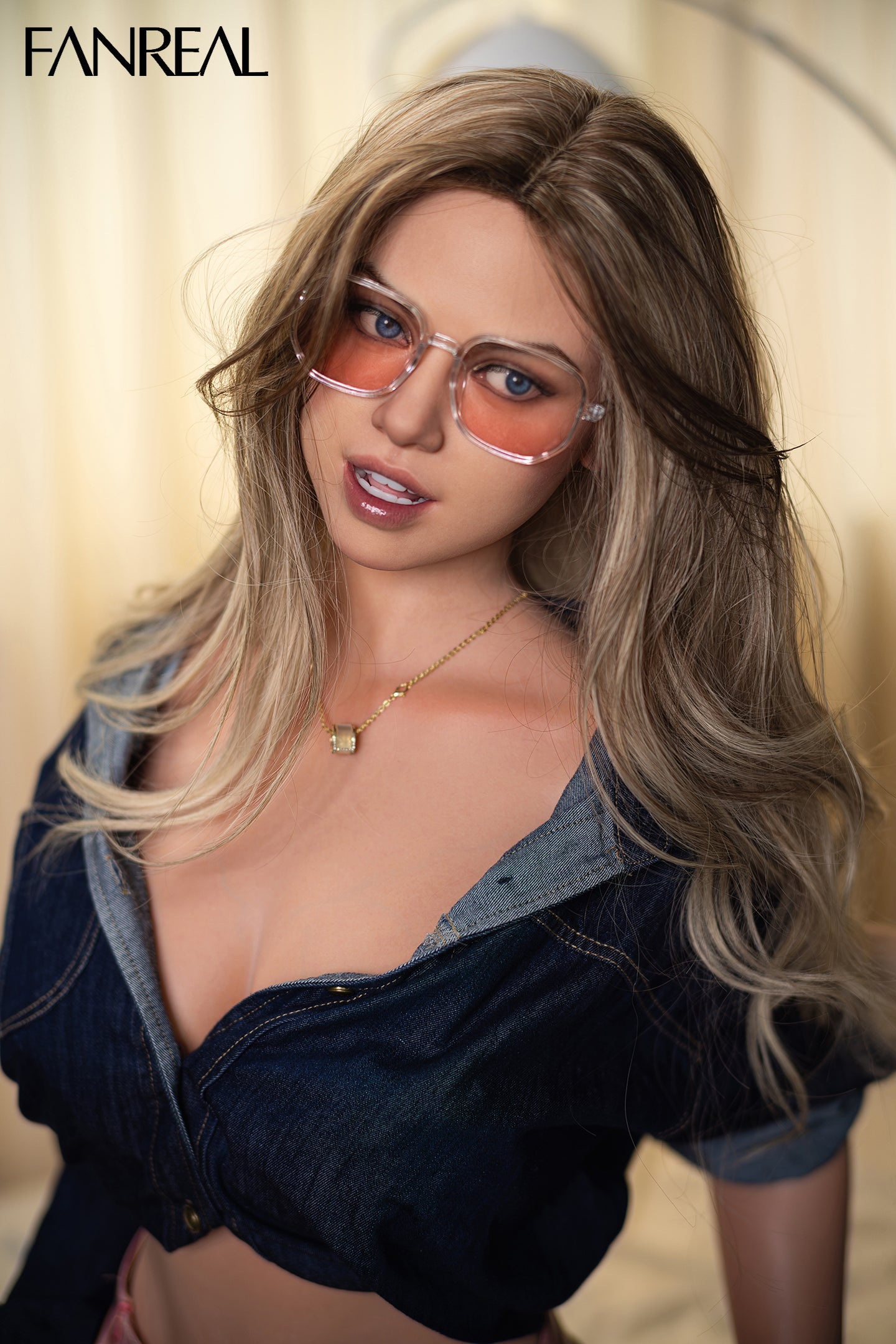 170cm/5ft7 G-cup Silicone Blonde Sex Doll – Maria