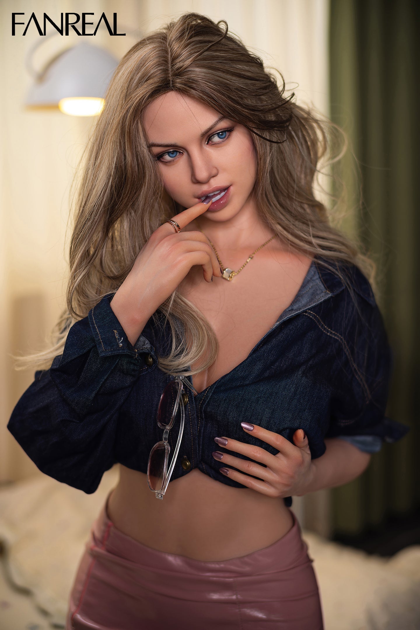 170cm/5ft7 G-cup Silicone Blonde Sex Doll – Maria