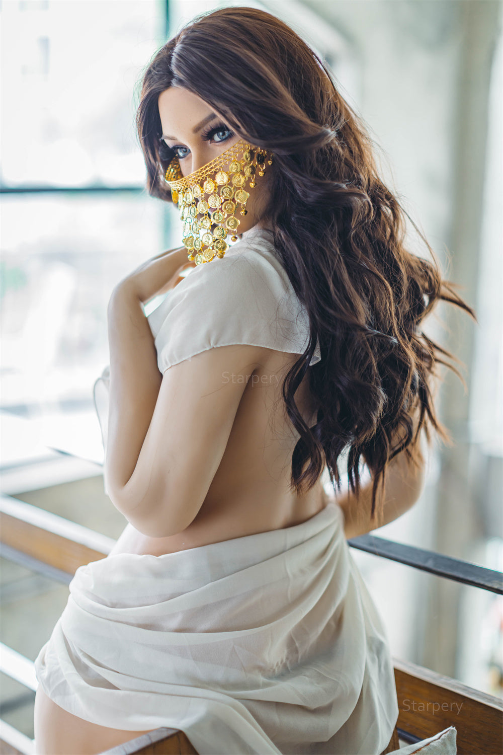 165cm/5ft5 G-cup Silicone Head BBW Big Booty Sex Doll – Adele