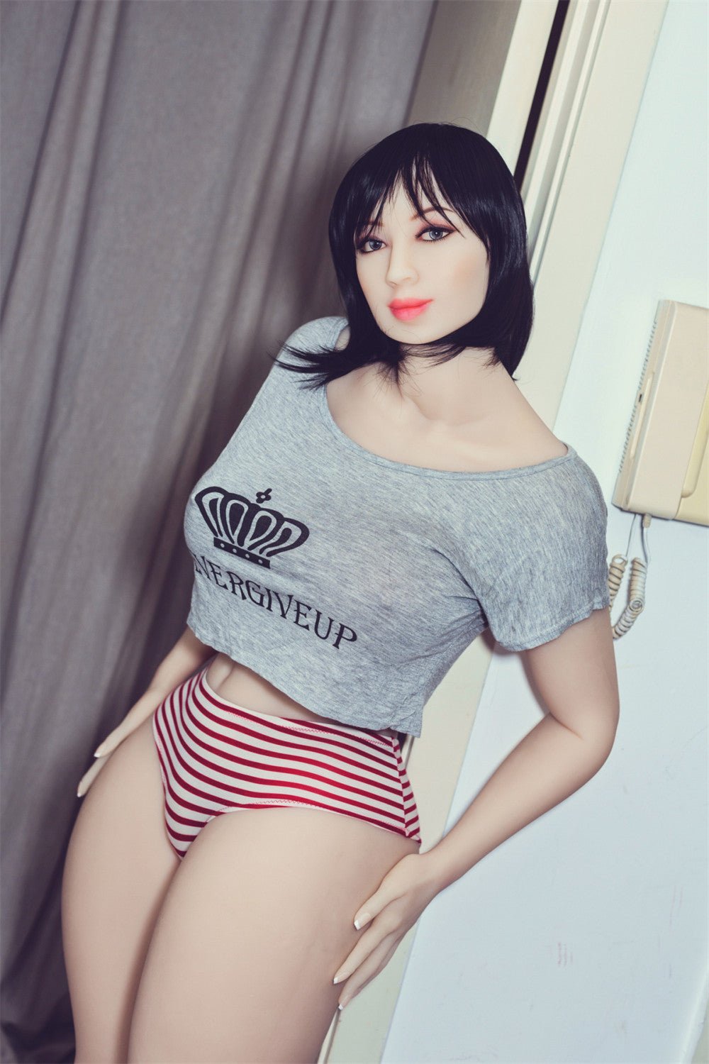 163cm/5ft4 H-Cup Super Realistic Big Booty TPE Sex Doll with #184 Head