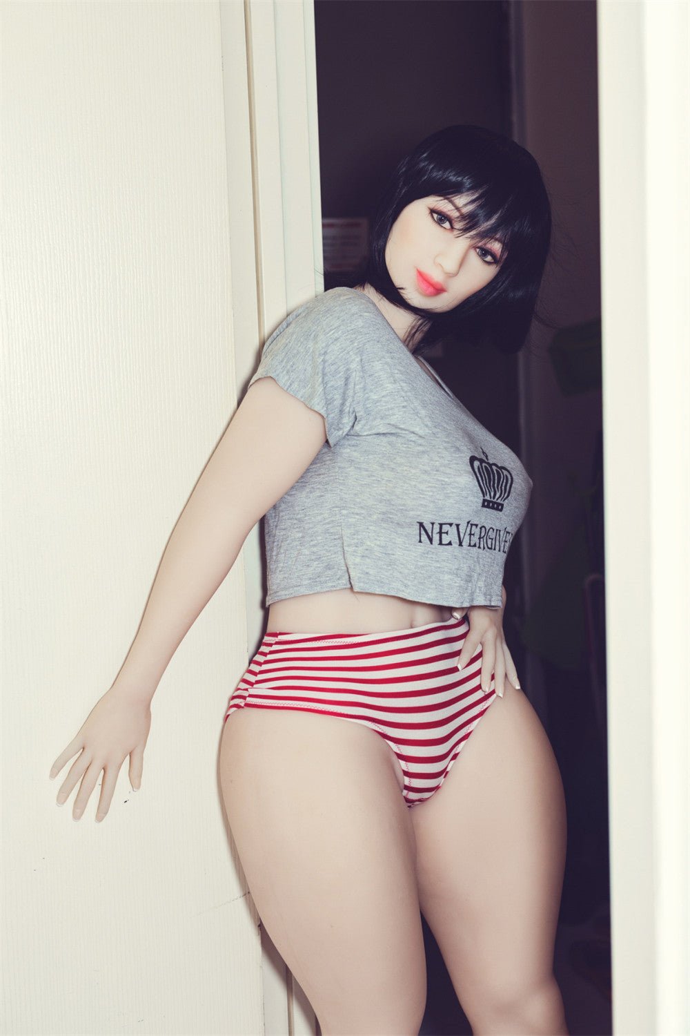 163cm/5ft4 H-Cup Super Realistic Big Booty TPE Sex Doll with #184 Head