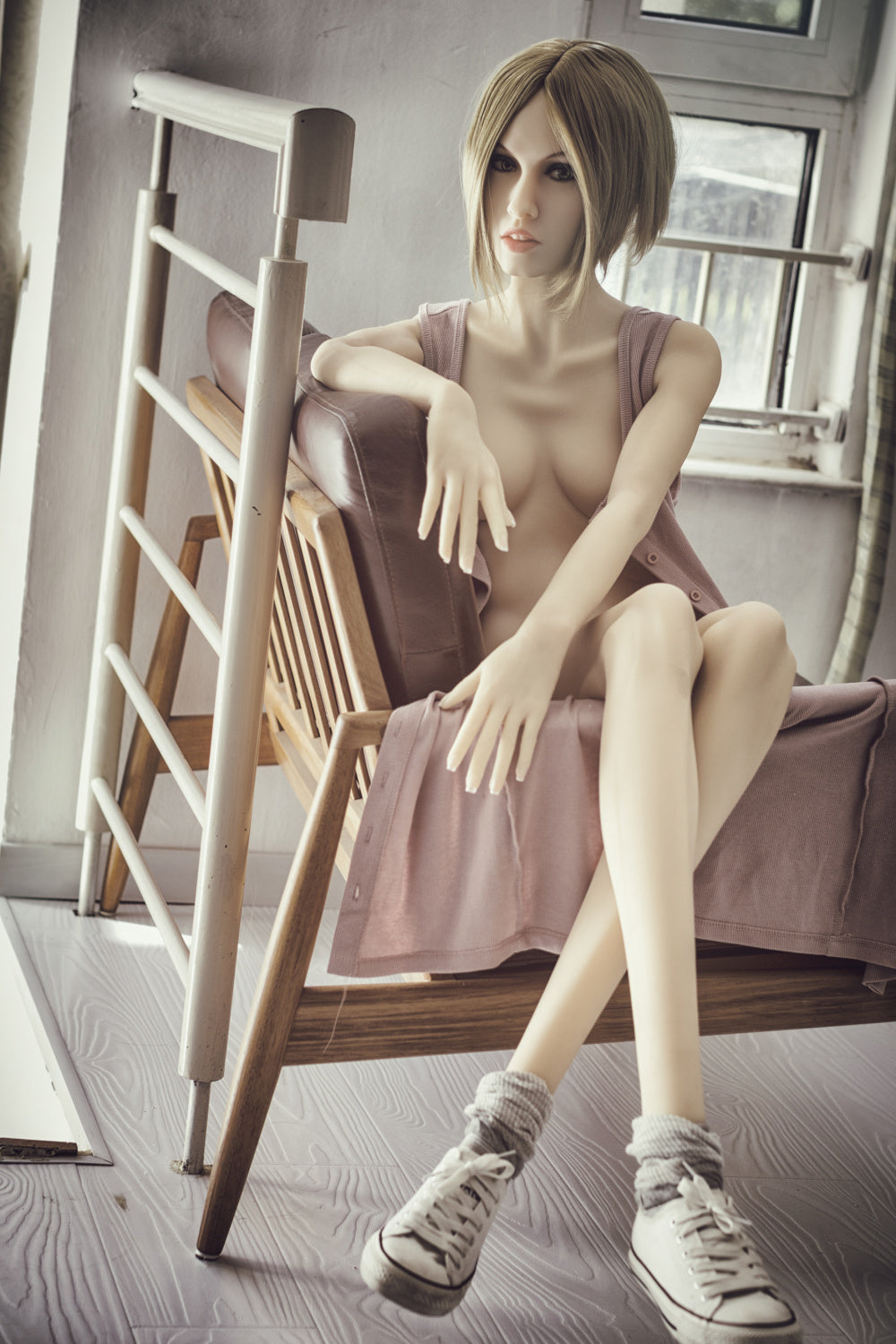 168cm/5ft6 A-cup Skinny TPE Sex Doll with #162