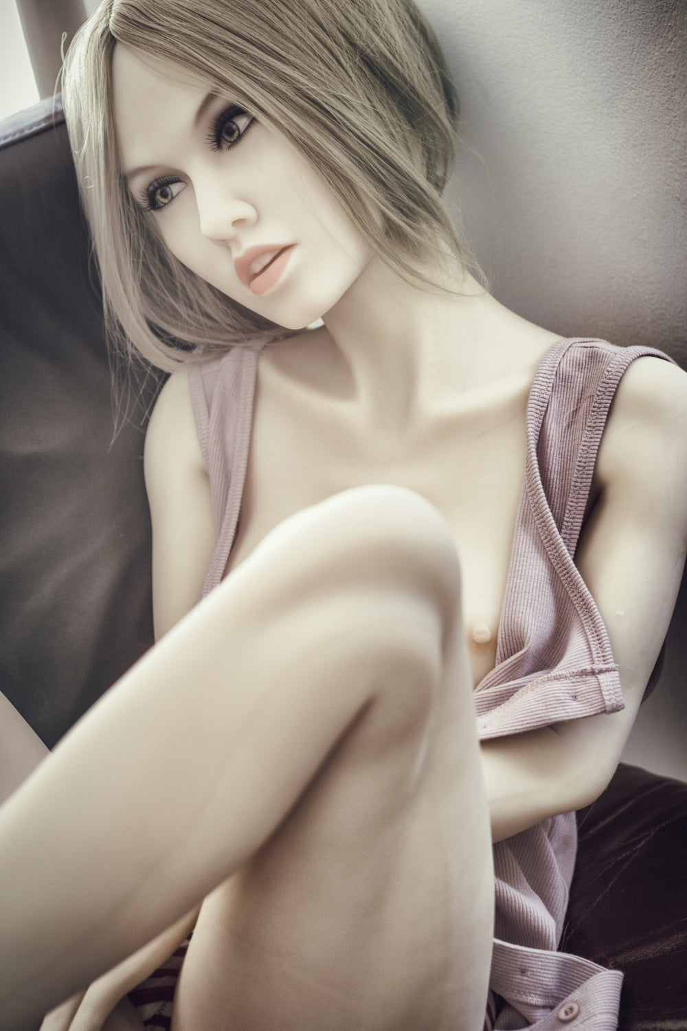 168cm/5ft6 A-cup Skinny TPE Sex Doll with #162