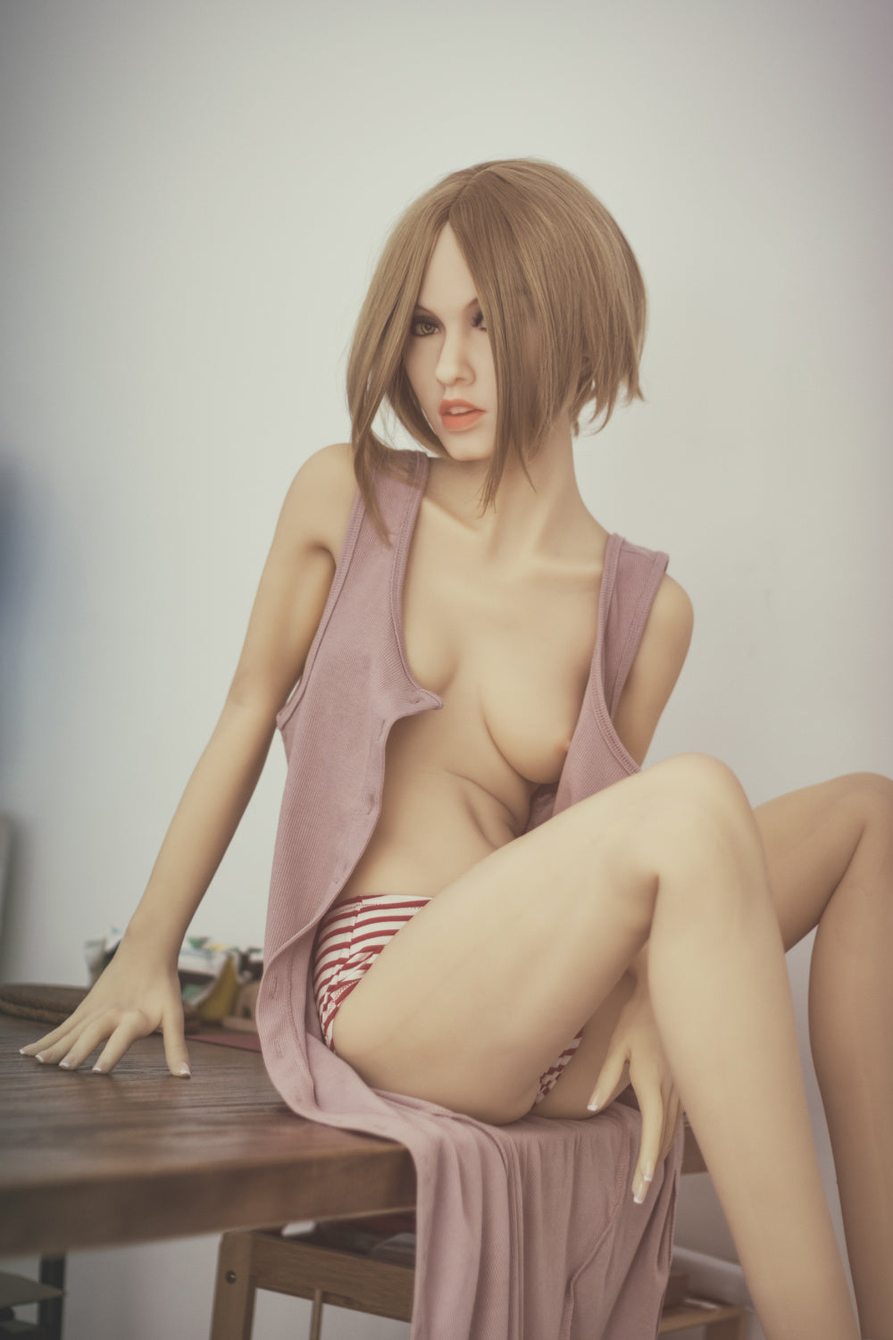 168cm/5ft6 A-cup Skinny TPE Sex Doll with #162