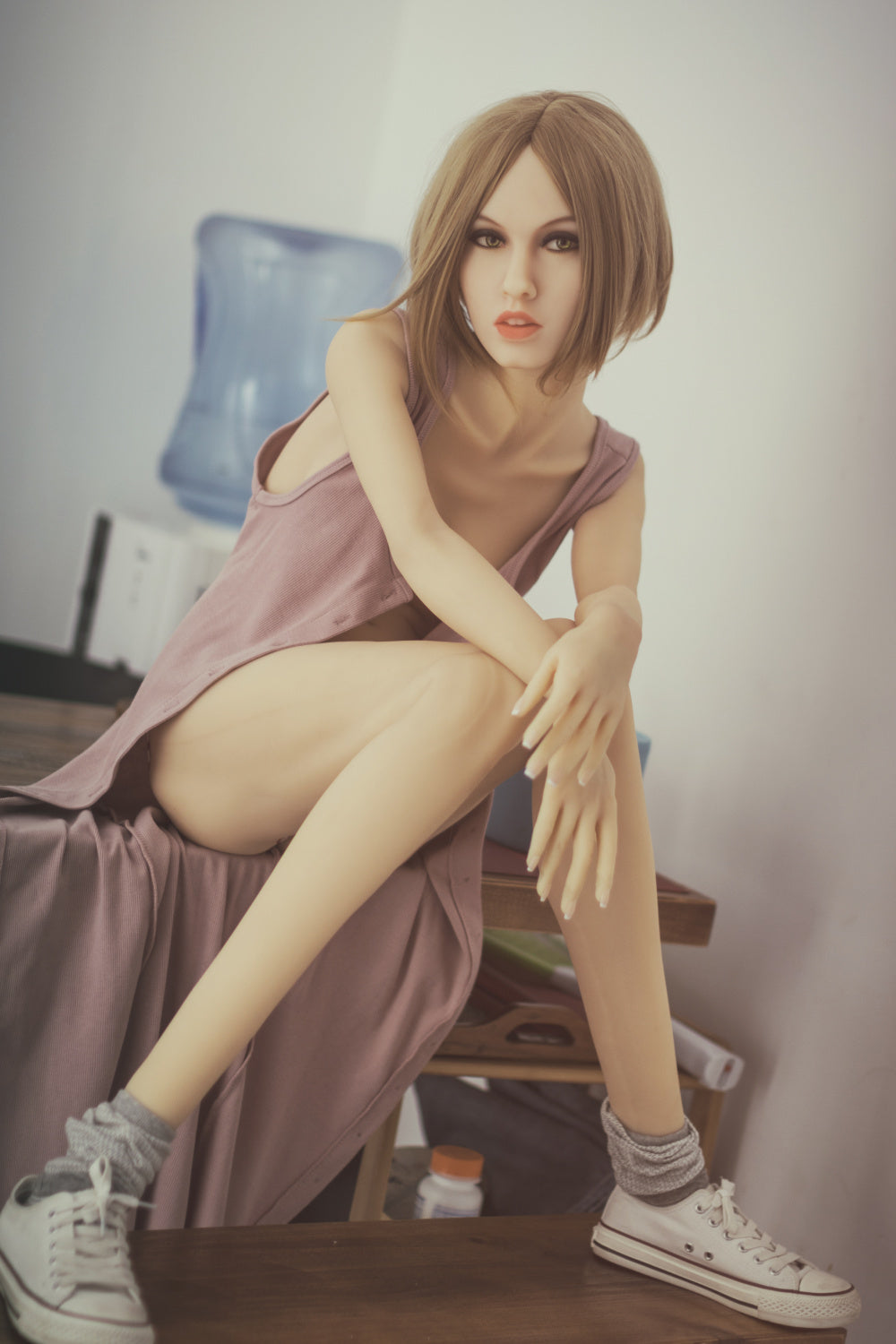 168cm/5ft6 A-cup Skinny TPE Sex Doll with #162