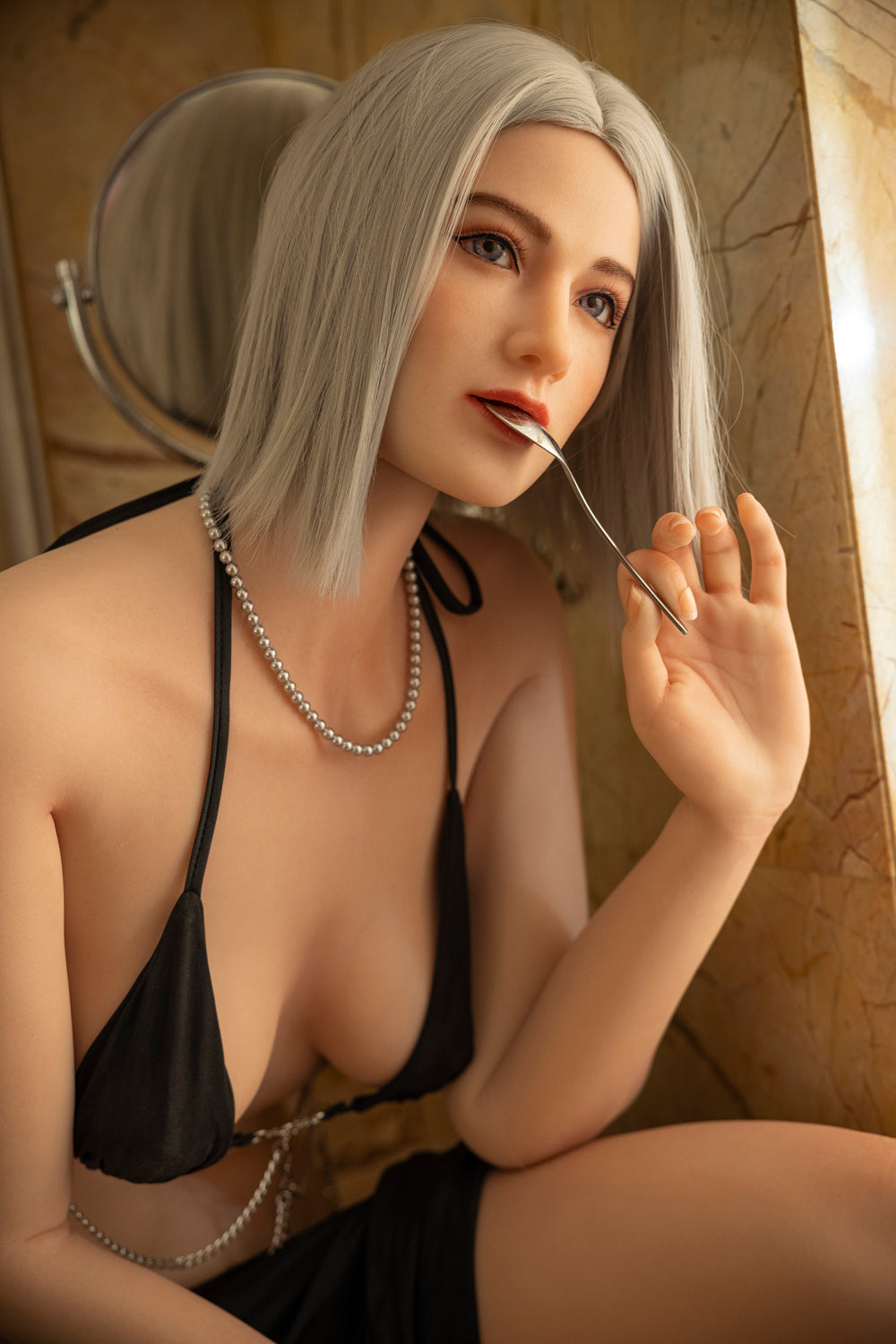 176cm/5ft9 C-cup Silicone Sex Doll – GiGi ROS Head