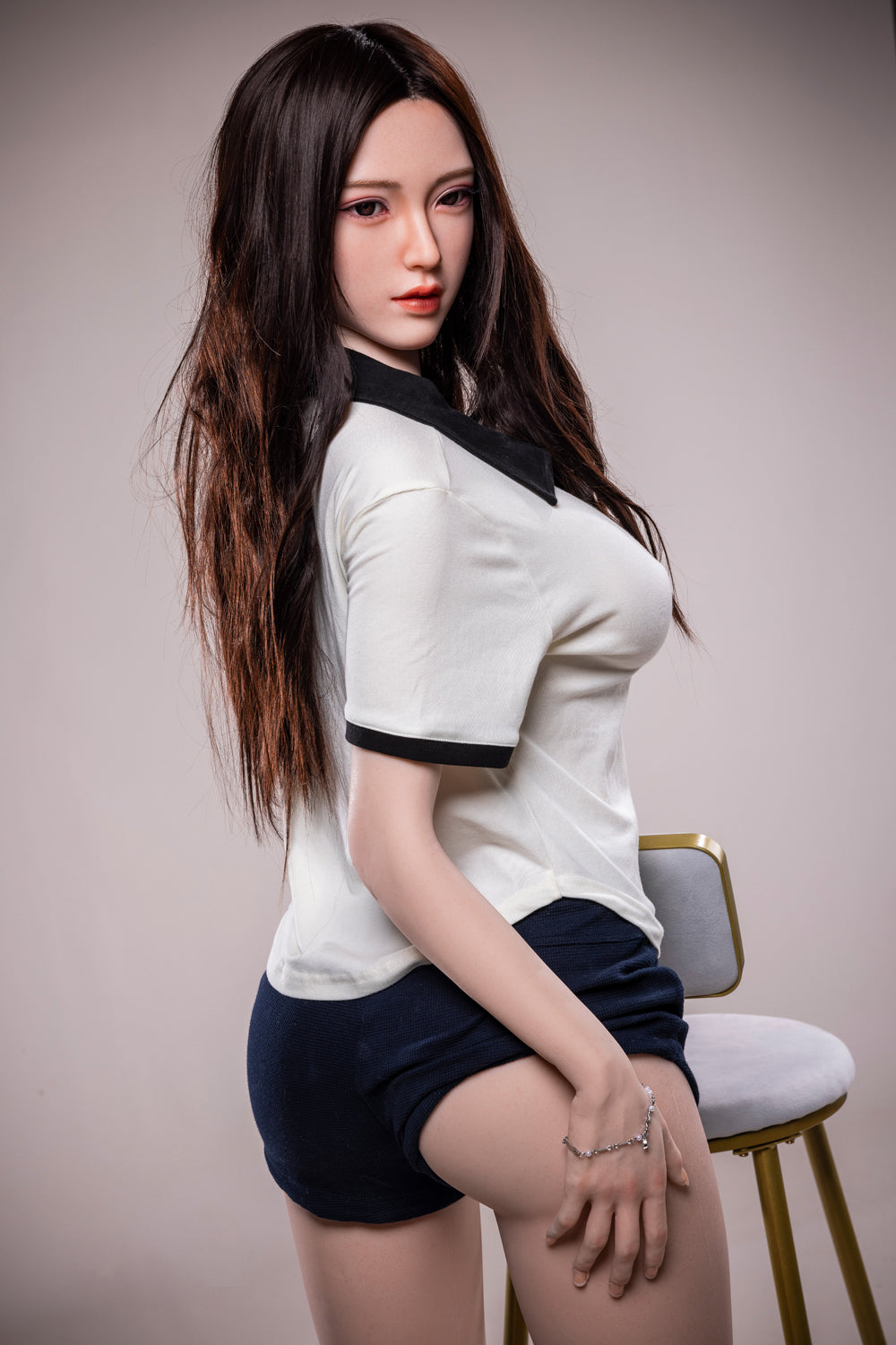 US In Stock - 170cm/5ft7 D-cup Silicone Head Sex Doll - C47