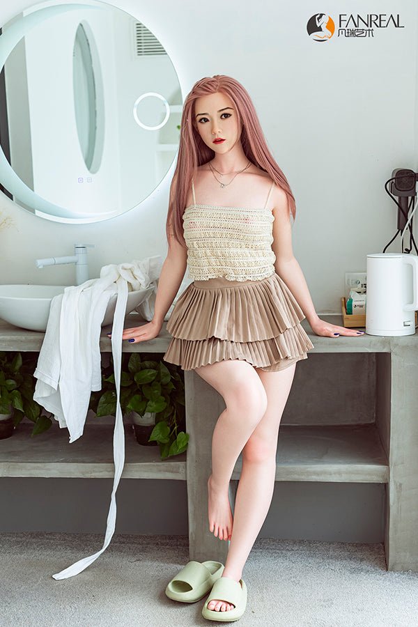 158cm/5ft2 B-cup Silicone Blonde Sex Doll - Qian