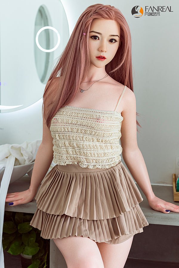 158cm/5ft2 B-cup Silicone Blonde Sex Doll - Qian
