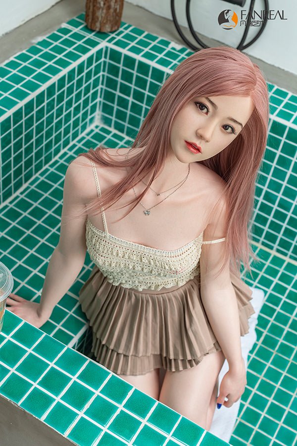 158cm/5ft2 B-cup Silicone Blonde Sex Doll - Qian
