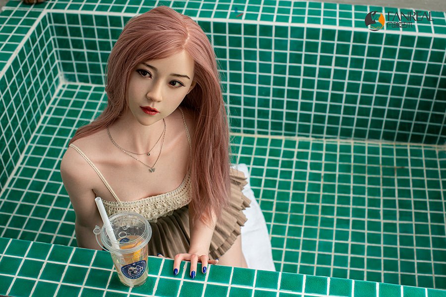 158cm/5ft2 B-cup Silicone Blonde Sex Doll - Qian