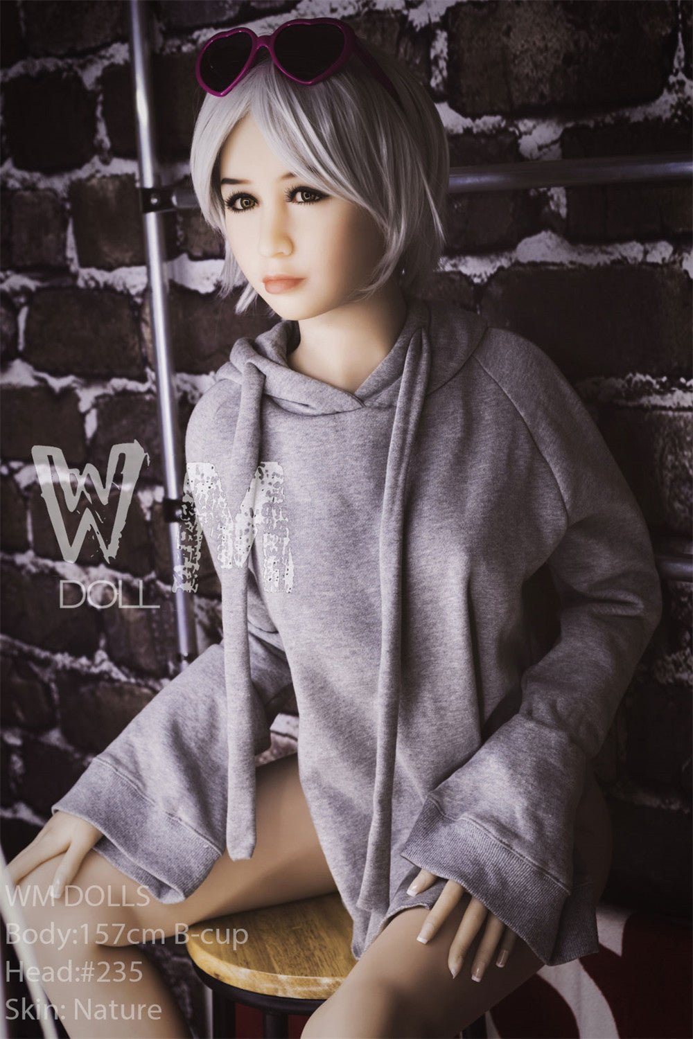 157cm/5ft2 B-Cup Cute TPE Sex Doll with #235 Head