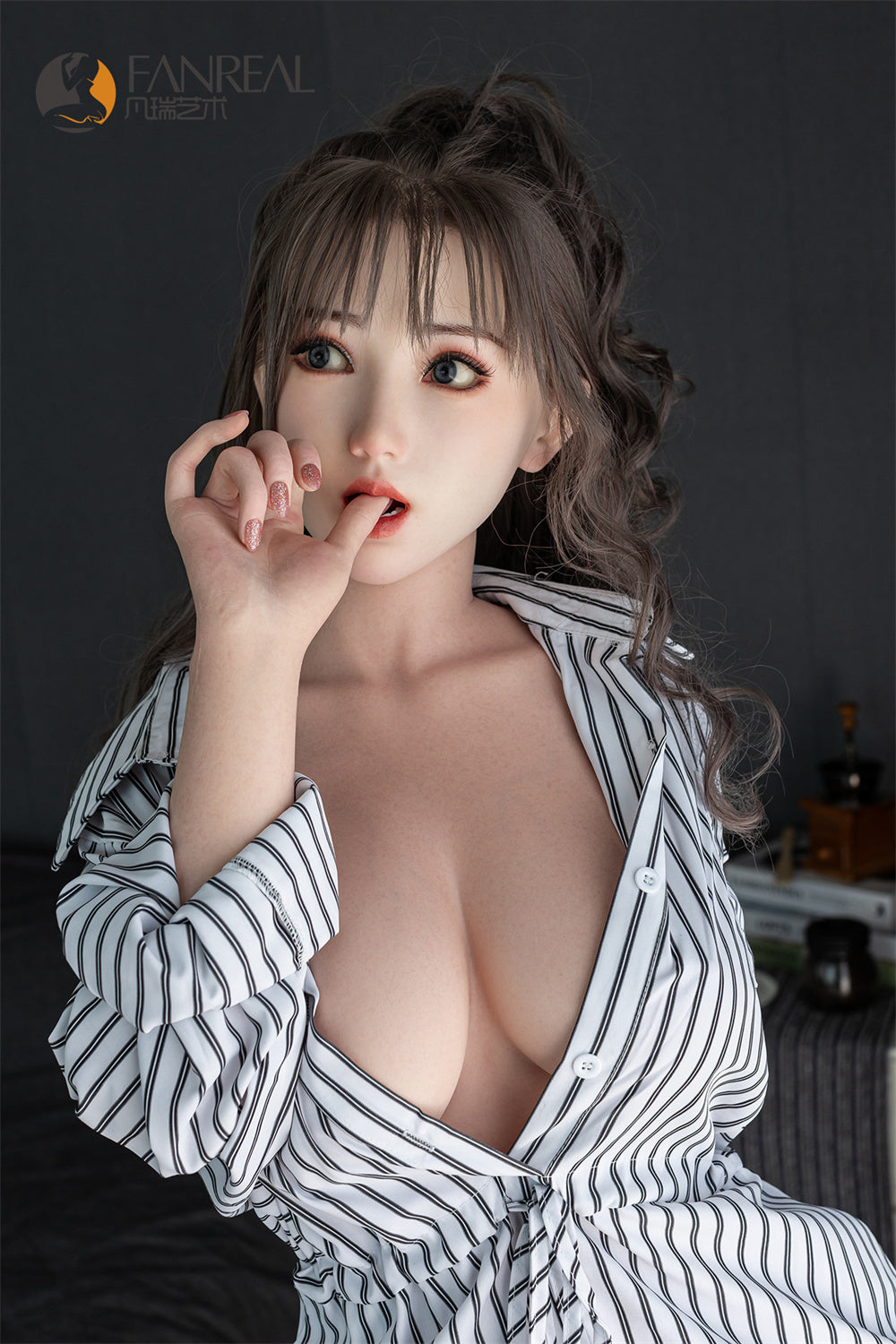 155cm/5ft1 F-cup Japanese Fanreal Asian Silicone Real Sex Doll - Jia