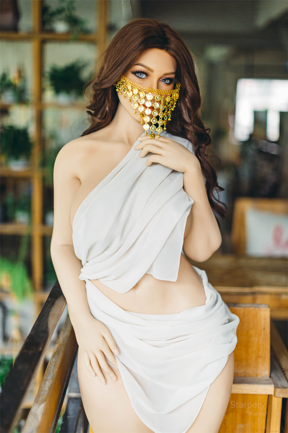 165cm/5ft5 G-cup Silicone Head BBW Big Booty Sex Doll – Adele