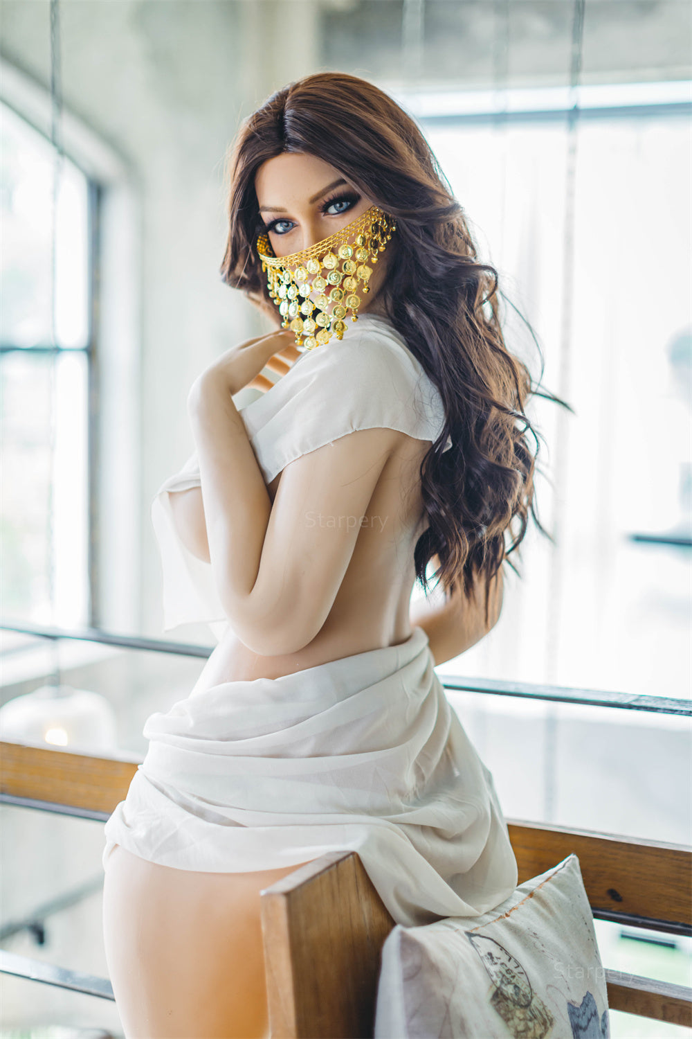 165cm/5ft5 G-cup Silicone Head BBW Big Booty Sex Doll – Adele