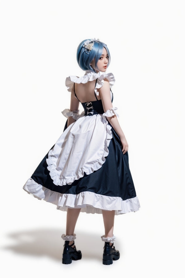 158cm/5ft2 D-cup Skinny Full Silicone Asian Sex Doll - #600